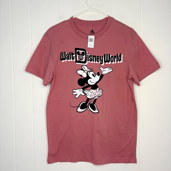 Disney World Tops - NWT Disney Parks 2024 Minnie Mouse Walt Disney World T-shirt Pink Size Small